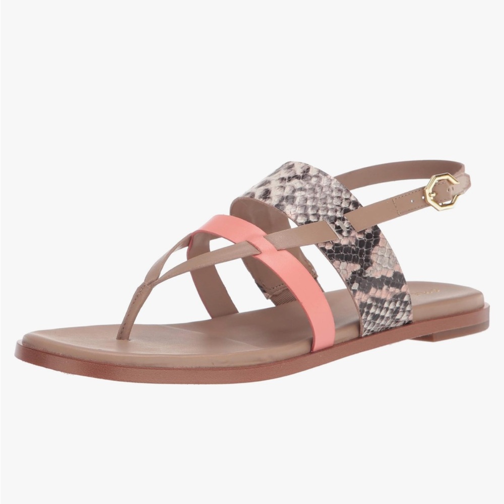 🤎Cole Haan🤎Finley Grand Sandal, size 7.5, Python Multi Print